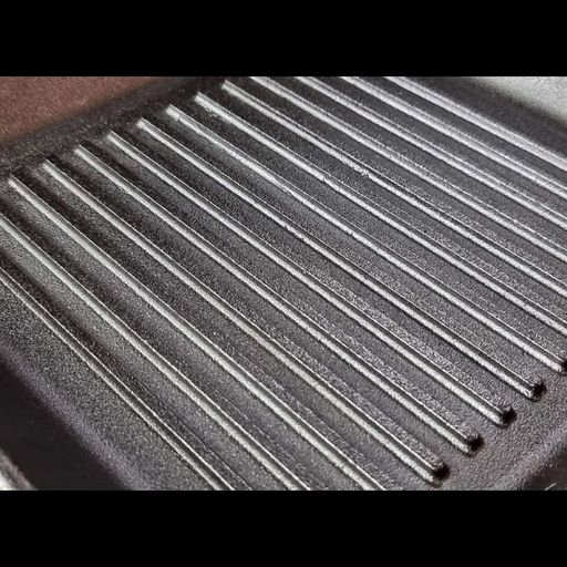 Сковорода чавунна Maysternya 28x28см квадратна гриль з металевою ручкою (280-280-40MRgrill) (1283323)