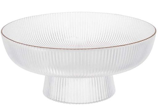 Блюдо для фруктов на ножке VIVA EDGE CLEAR 20.5х9 см (B100068) (1283328)