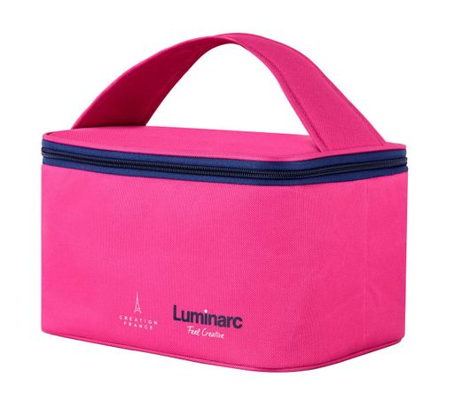 Набір контейнерів LUMINARC PURE BOX ACTIVE прямокутних 3х (380+380+820) мл ударостійке скло з сумкою (P4498) (1283365)