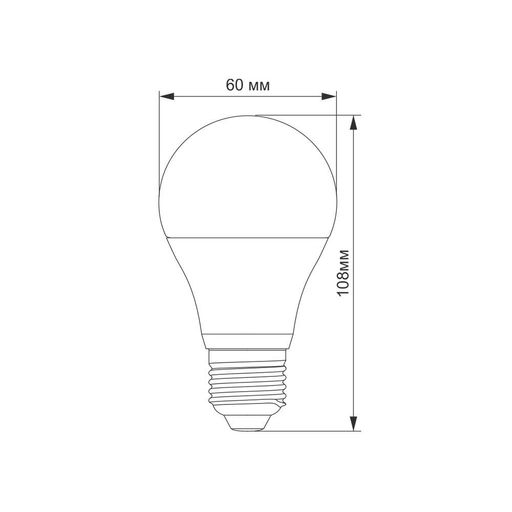 Лампа LED TITANUM A60 8W E27 4100K 220V (TLA6008274) (1283471)