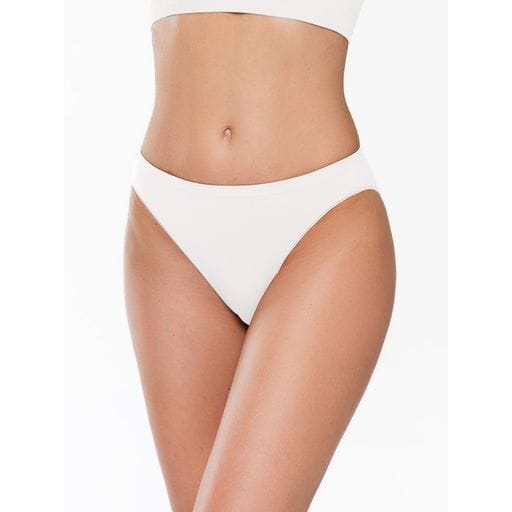 Бесшовные женские трусы слипы Giulia Hi-Leg Shine Edge
