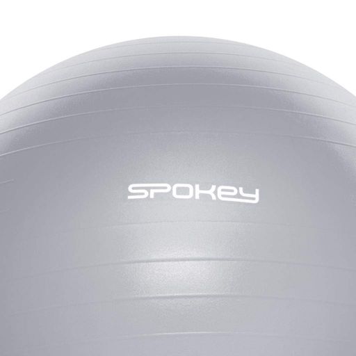 Професійний фітбол із насосом Spokey Fitball lll 75 см Сірий (1283926)