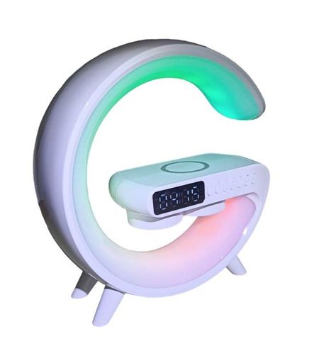 Настільна лампа-нічник Led Wireless Charging Speaker Google G11 8527 15W White (1284270)