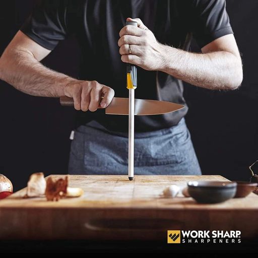 Керамічний мусат Work Sharp Ceramic Kitchen Honing Rod 23 см (WSKTNCHR-I) (1284815)