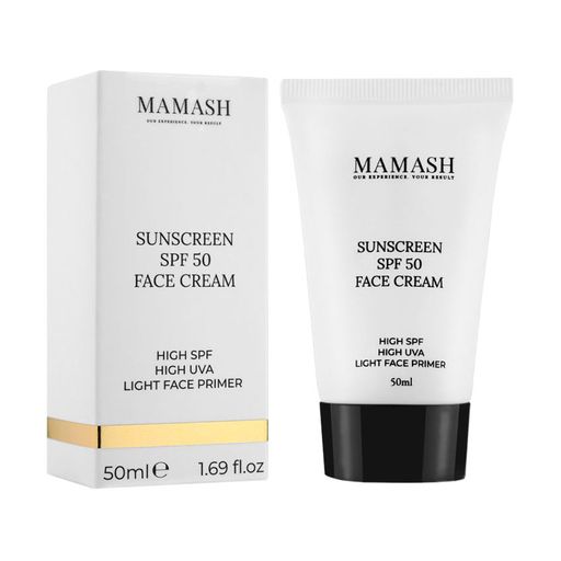 Солнцезащитный крем для лица Mamash Sunscreen Face Cream, SPF 50, 50 мл