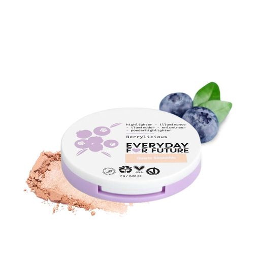 Компактный хайлайтер для лица Everyday for Future Nourishing Blueberry Highlighter, 9 г
