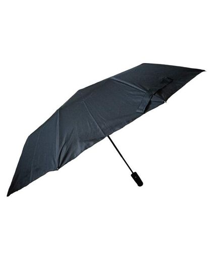 Парасолька чоловіча Kitchen Pro KT--996--BLK напівавтомат 10 спиць ручка гачок Чорний (1286431)
