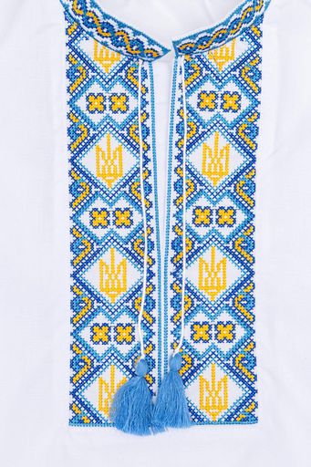 Вишиванка з довгим рукавом для хлопчика Brands 122 Білий ЦБ-00246424 (SKT000984536) (1286529)
