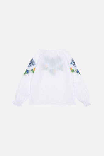 Вишиванка для дівчинки з довгим рукавом Brands 116 Білий ЦБ-00245238 (SKT000980938) (1286558)
