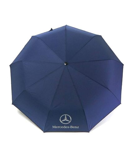 Парасолька чоловіча UKC 02J Mercedes-Benz 9 спиць Синій (1286684)