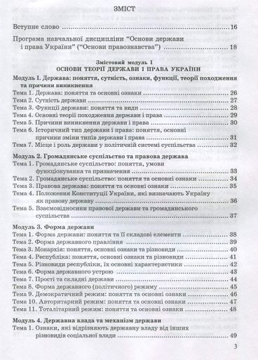 Основы государства и права. Модульный курс в таблицах и схемах. Брецко Ф., 978-966-634-468-0 (1288619)