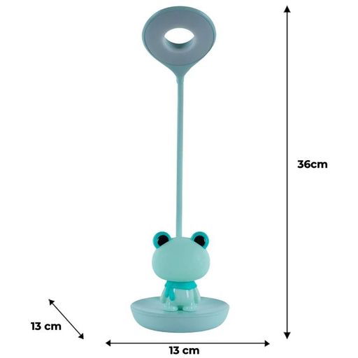 Настольная лампа LED с аккумулятором Froggy Kite K24-492-3-4 4063276179418 Зеленая (1290005)