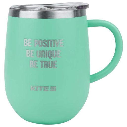 Термокружка Kite K22-378-02-2 360 мл бирюзовая Be positive 4063276050366 (1290013)