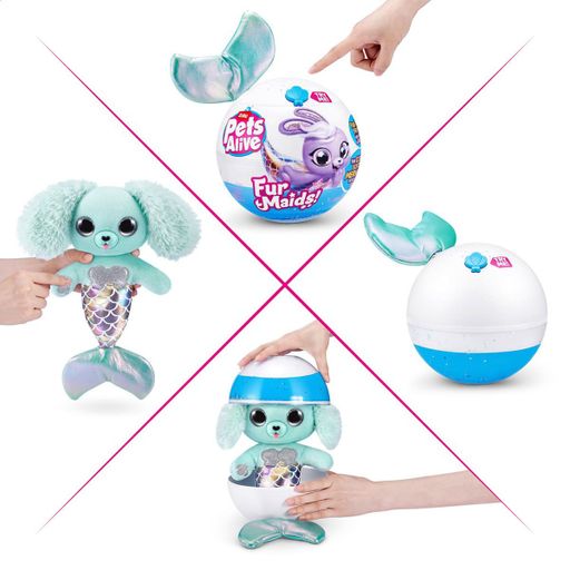 Интерактивный игровой набор Pets & Robo Alive серии Furmaids Щенок Даззи, от 3 лет (9555D)