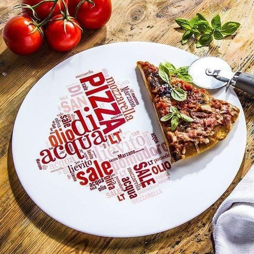 Блюдо I LOVE PIZZ RED для пицы RONDA 33 см BORMIOLI ROCCO RONDA  (419320f77321753) (1293857)