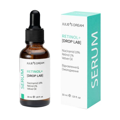 Сыворотка для лица Julie's Dream Drop Lab Retinol+ Serum Восстановление и омоложение, 30 мл