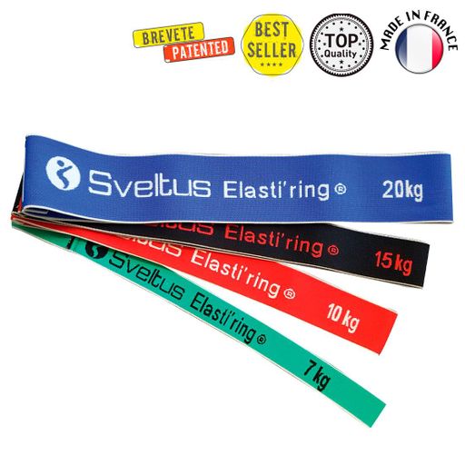 Набір гумок для фітнесу тканинних (4 шт.) Sveltus Elasti'ring (SLTS-0149-0) (1294522)