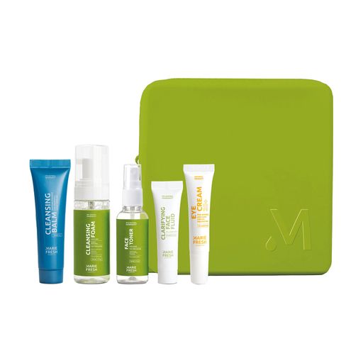 Дорожний набір Marie Fresh Cosmetics Travel Set для проблемної шкіри обличчя, 6 предметів