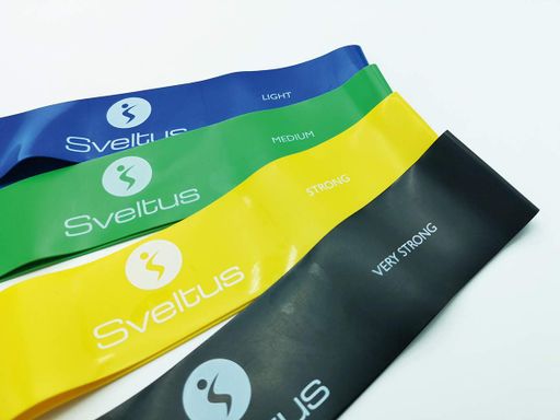 Набір резинок для фітнесу Sveltus Aerobic 25х5 см 4 шт. (1294897)
