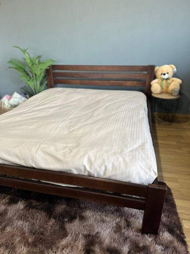 Простыня на резинке Евро 180х200х25 Беж (1295285)