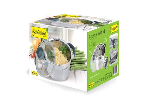 Кастрюля нержавеющая Maestro 240 мм х 5.6 л MR-3507-24 (MR-3507-24) (1295743)