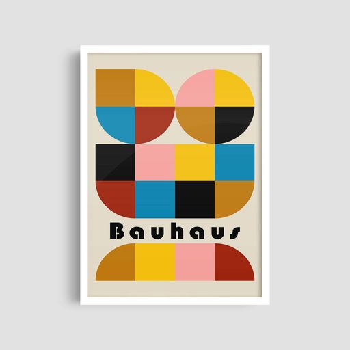 Постер Roomy "Dynamic Shapes" Черная рамка с антибликовым стеклом A4 (29.7x21 cm) (1295767)