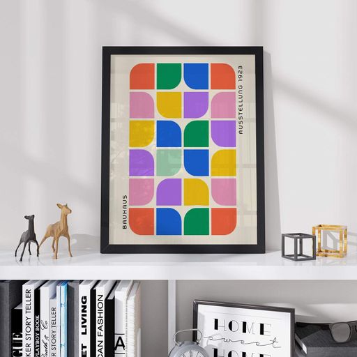 Постер Roomy "Color Mosaic" Черная рамка с глянцевым стеклом A3 (42x29.7 cm) (1295784)