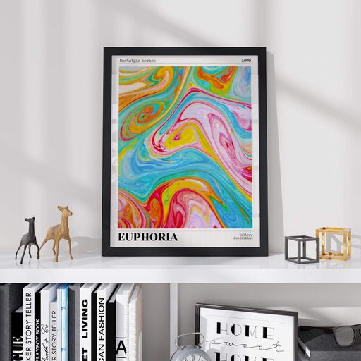 Постер Roomy "Rainbow Swirl" Без рамки A1 (84.1x59.4 cm.) (1295841)