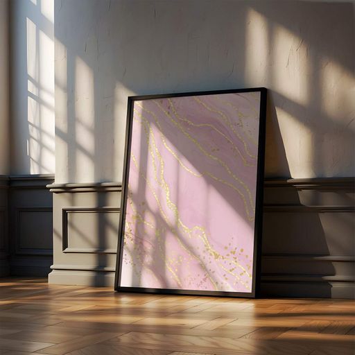 Постер Roomy "Pink Marble 1" Без рамки A2 (59.4x42 cm.) (1296094)