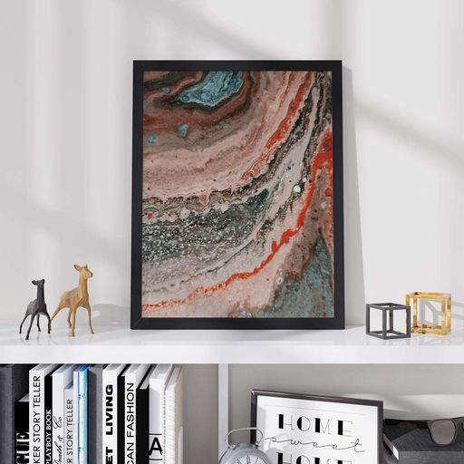 Постер Roomy "Brown Geode" Без рамки A4 (29.7x21 cm) (1296103)