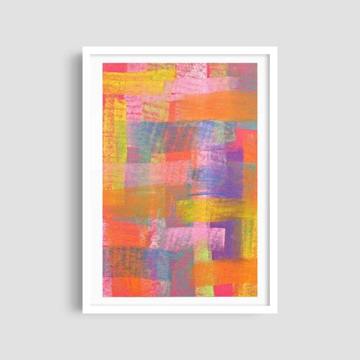 Постер Roomy "Color Patchwork" Чорна рамка з антибліковим склом A4 (29.7x21 cm) (1296122)