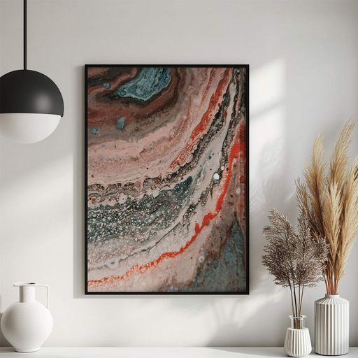 Постер Roomy "Brown Geode" Без рамки A2 (59.4x42 cm.) (1296136)