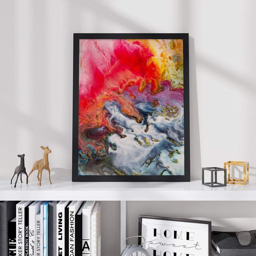 Постер Roomy "Red Yellow Explosion" Без рамки A4 (29.7x21 cm) (1296164)