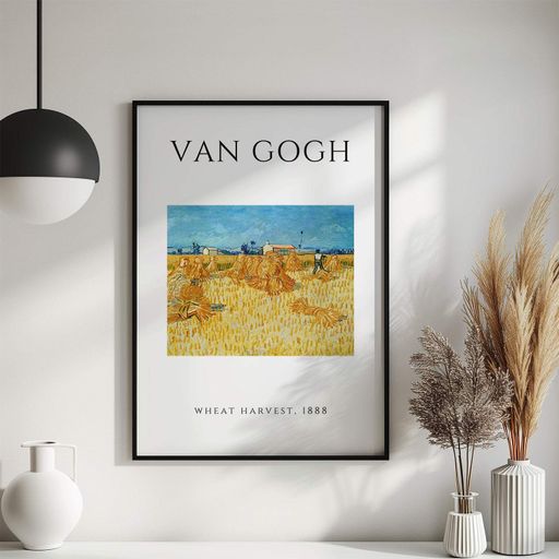 Постер Roomy "Wheat Harvest" Чорна рамка з глянцевим склом A3 (42x29.7 cm) (1296257)