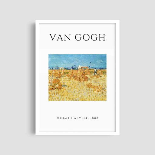 Постер Roomy "Wheat Harvest" Біла рамка з глянцевим склом A4 (29.7x21 cm) (1296265)