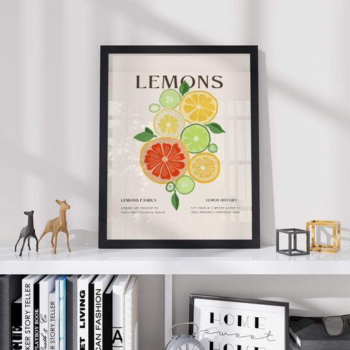 Постер Roomy "Lemon Variety" Без рамки A2 (59.4x42 cm.) (1296479)
