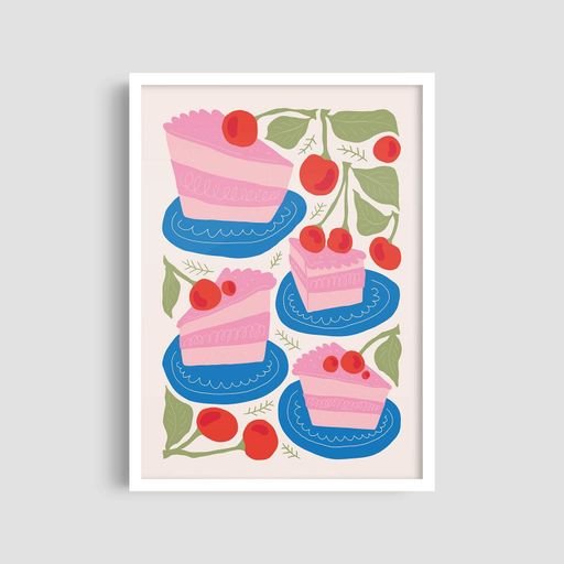Постер Roomy "Cherry Treats" Без рамки A1 (84.1x59.4 cm.) (1296538)