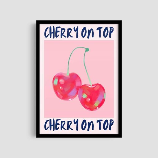 Постер Roomy "Cherry on Top" Без рамки A3 (42x29.7 cm) (1296569)