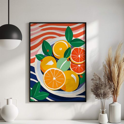 Постер Roomy "Citrus Basket" Без рамки A2 (59.4x42 cm.) (1296583)
