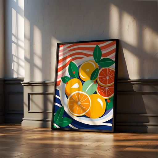Постер Roomy "Citrus Basket" Без рамки A2 (59.4x42 cm.) (1296583)