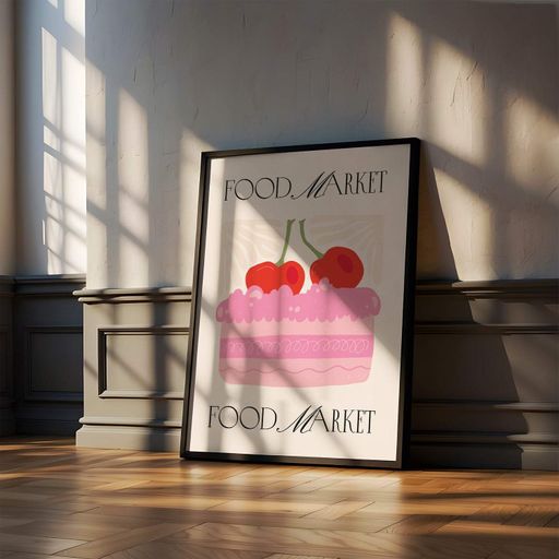 Постер Roomy "Food Market" Без рамки A1 (84.1x59.4 cm.) (1296633)