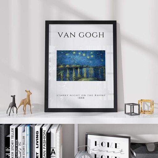 Постер Roomy "Starry Night on the Rhone 1" Без рамки A1 (84.1x59.4 cm.) (1296720)