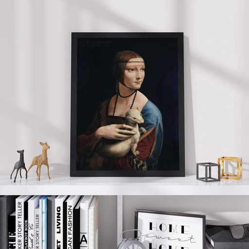 Постер Roomy "Lady with Ermine 1" Без рамки A2 (59.4x42 cm.) (1296785)