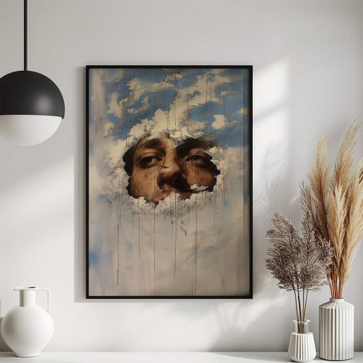 Постер Roomy "Face in Clouds" Без рамки A1 (84.1x59.4 cm.) (1296802)