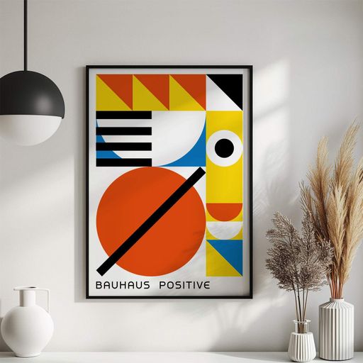Постер Roomy "Positive Vibe" Черная рамка с антибликовым стеклом A4 (29.7x21 cm) (1296853)
