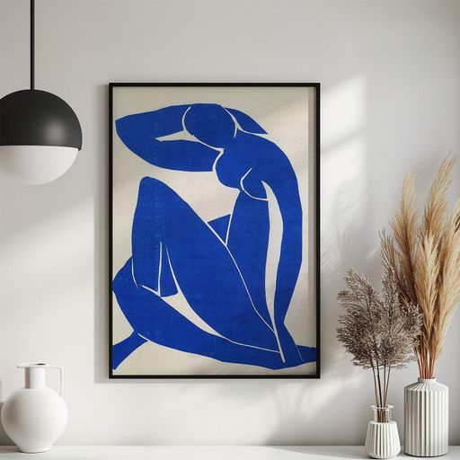 Постер Roomy "Blue Nude 2" Без рамки A1 (84.1x59.4 cm.) (1296876)