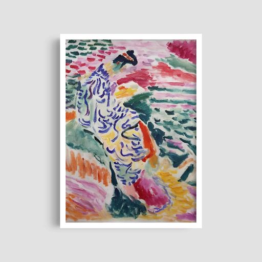 Постер Roomy "Woman Beside Water" Черная рамка с глянцевым стеклом A4 (29.7x21 cm) (1296904)
