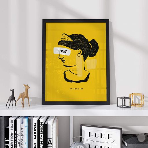 Постер Roomy "Modern Art Face" Без рамки A2 (59.4x42 cm.) (1297061)