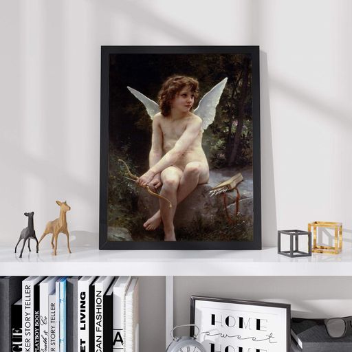 Постер Roomy "Cupid Lookout" Чорна рамка з глянцевим склом A4 (29.7x21 cm) (1297345)