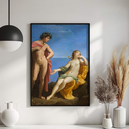 Постер Roomy "Bacchus and Ariadne" Біла рамка з антибліковим склом A3 (42x29.7 cm) (1297358)